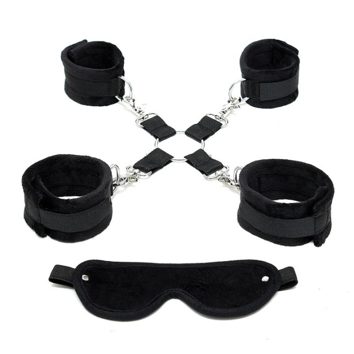 Set de Bondage Negro de Bondage Play | VibraZon