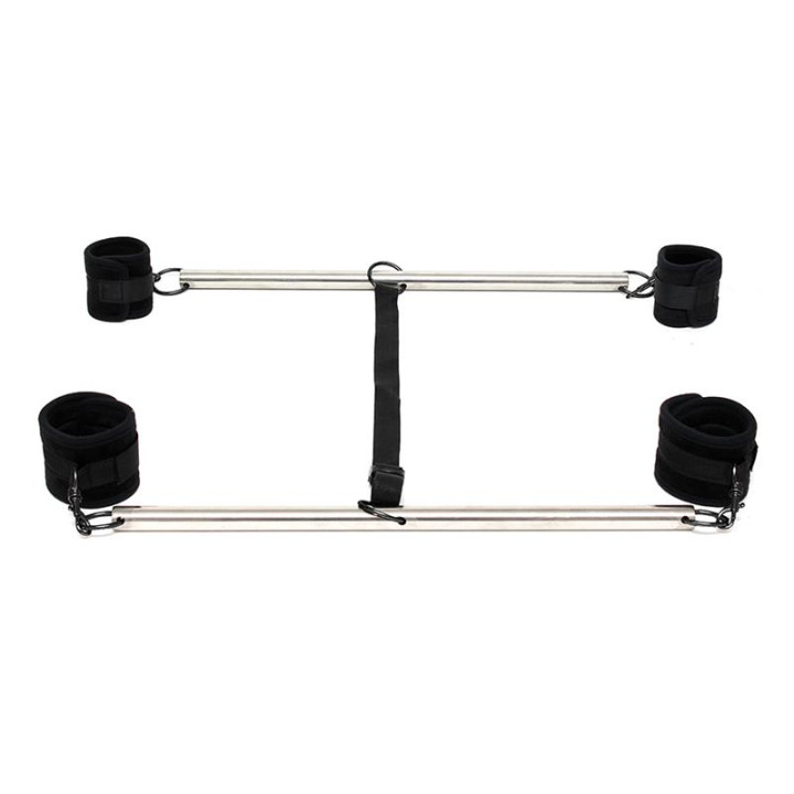 Barras Ajustables para Brazos y Piernas Color Negro de Bondage Play | VibraZon