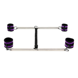 Barra Ajustable para Brazos y Piernas Color Púrpura de Bondage Play | VibraZon