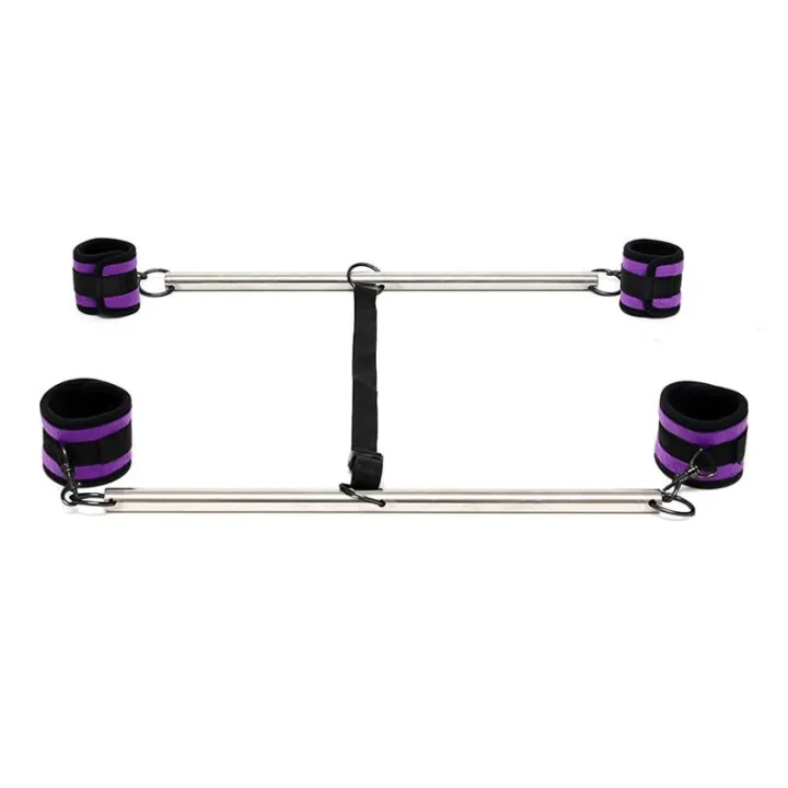 Barra Ajustable para Brazos y Piernas Color Púrpura de Bondage Play