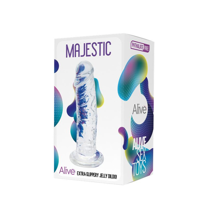 Dildo Jelly Majestic 14.7 cm de Alive | VibraZon
