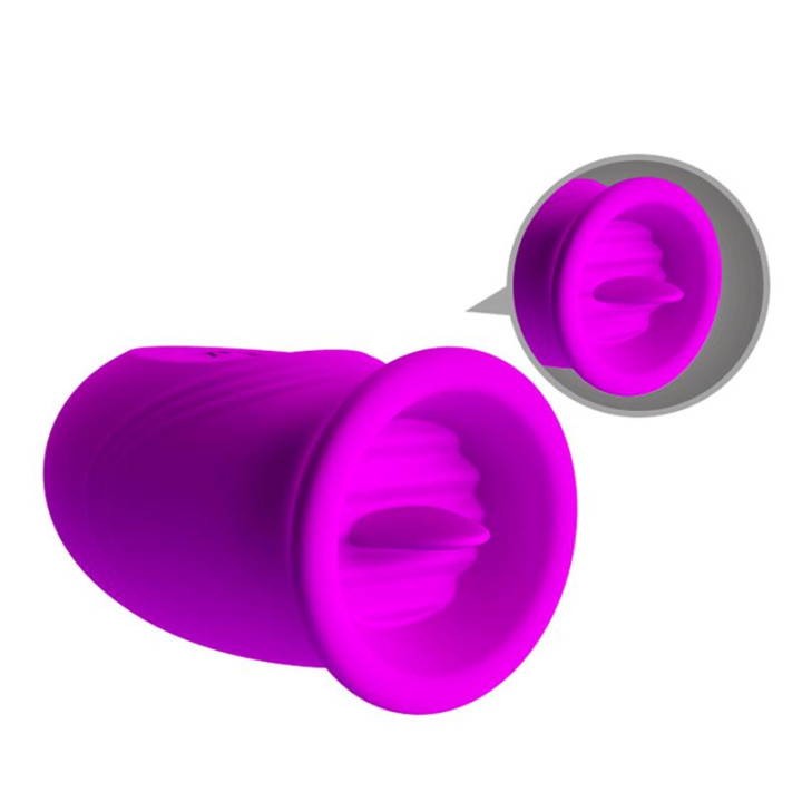 Daisy Huevo Vibrador y Estimulador con Lengua de Prettylove | VibraZon