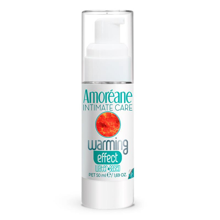 Lubricante Base Agua Efecto Calor 50 ml de Amoreane | VibraZon