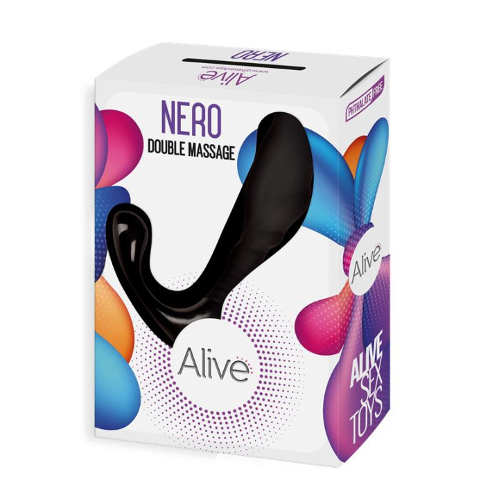 Estimulador Anal Nero 7 cm de Alive | VibraZon