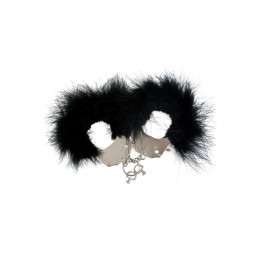 Esposas Metal y Plumas Negro de Adrien Lastic | VibraZon