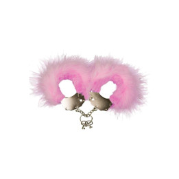 Esposas Metal con Plumas Rosa de Adrien Lastic | VibraZon