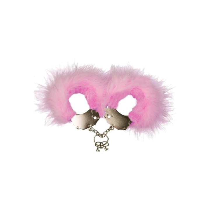Esposas Metal con Plumas Rosa de Adrien Lastic | VibraZon
