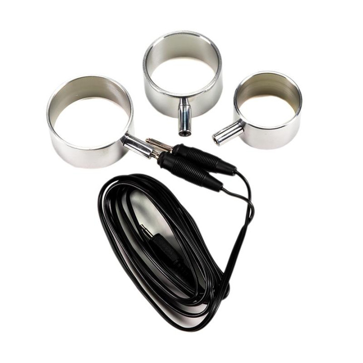 Set de Anillos para Pene de Electro Play | VibraZon