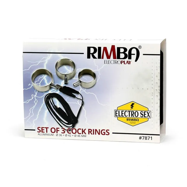 Set de Anillos para Pene de Electro Play