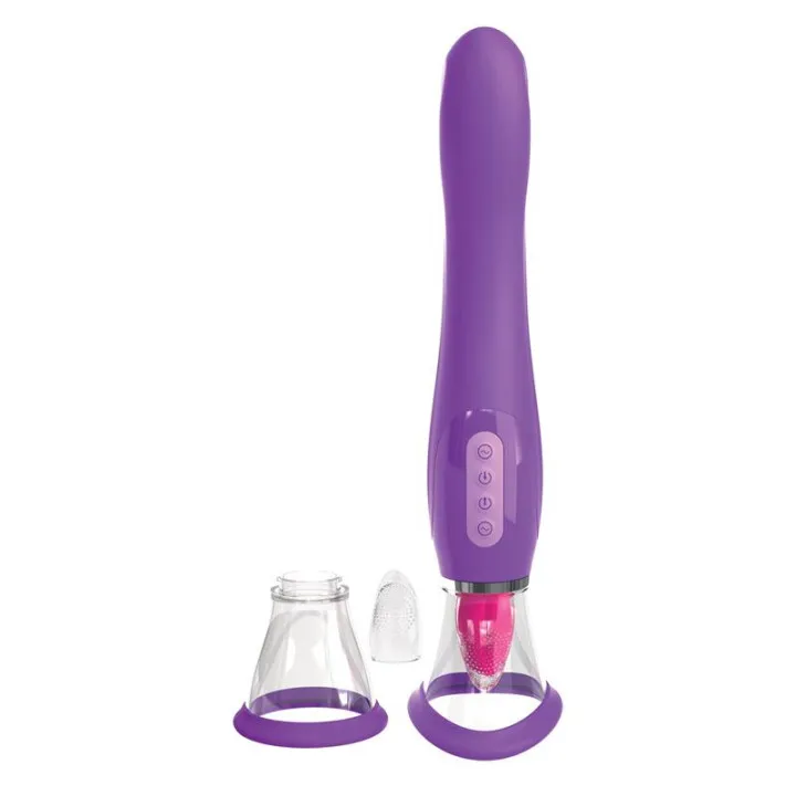 Her Ultimate Pleasure Estimulador de Clítoris y Vibrador de Fantasy For Her