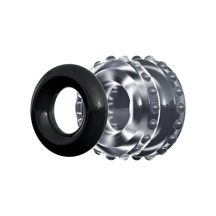 Pack Anillo Pro Performance C-Ring Negro de Sir Richards | VibraZon