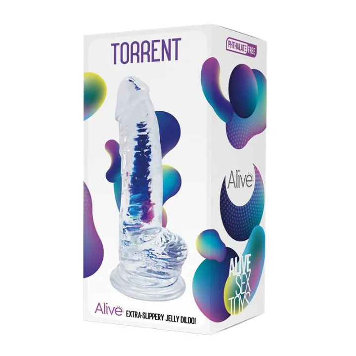 Dildo Jelly Torrent 20.6 cm de Alive