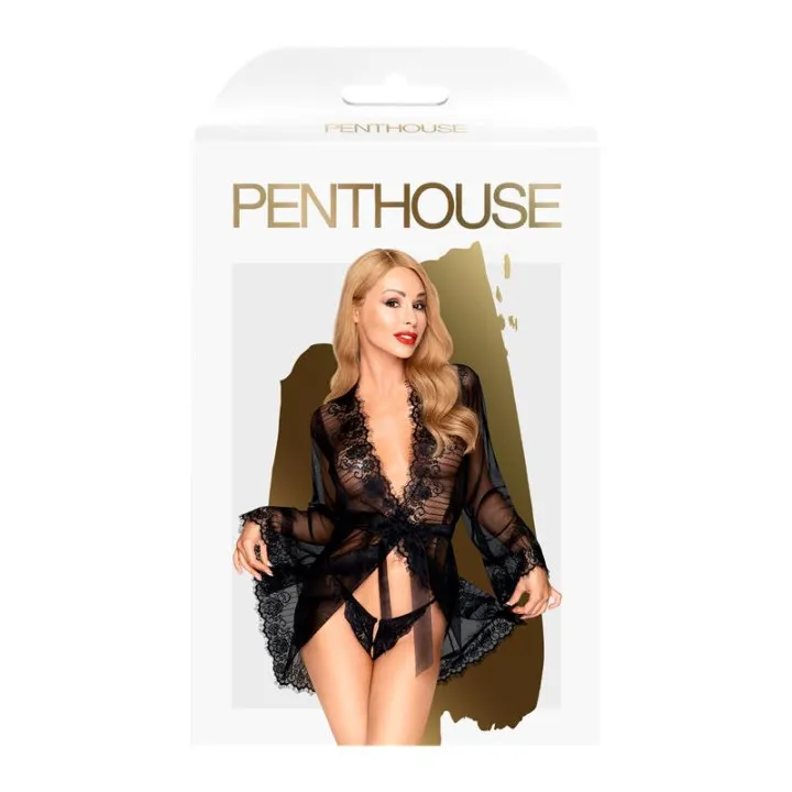 Kimono Hypnotic Power Negro de Penthouse
