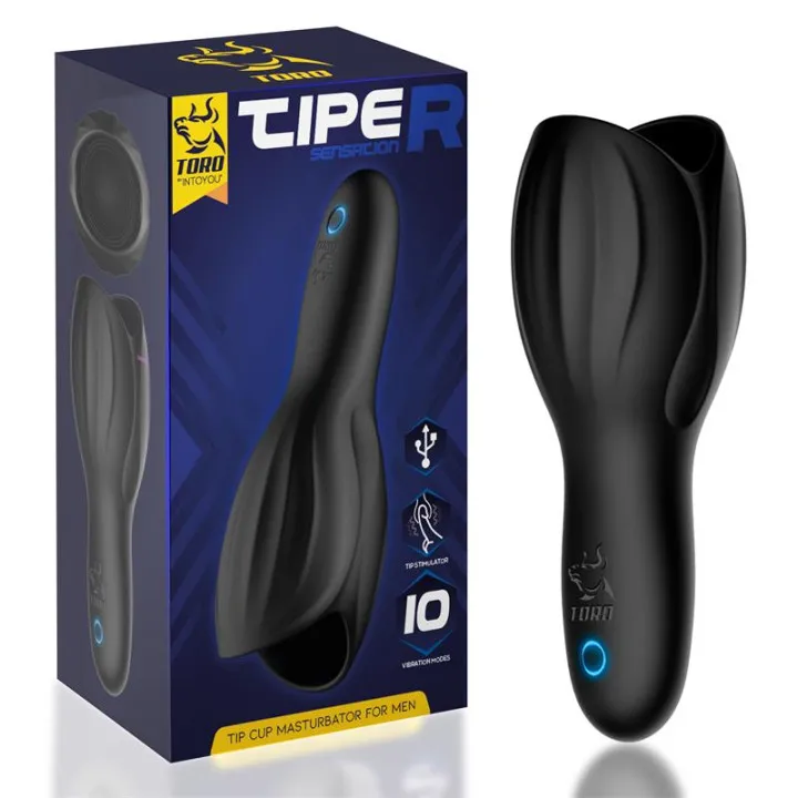 Tiper Copa Masturbadora para el Pene Silicona USB de Minothor
