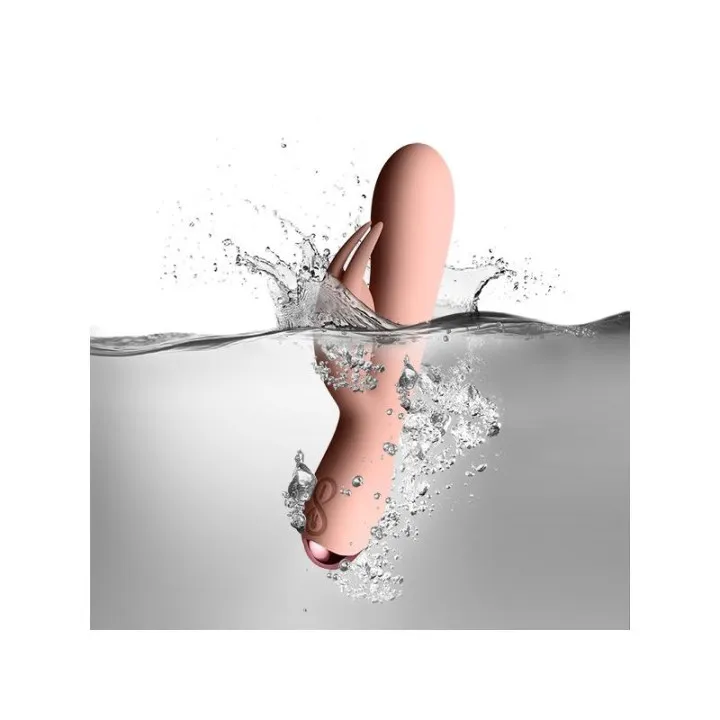 Flutter Rabbit Vibrador con Conejito 2 Motores Rosa de Rocksoff