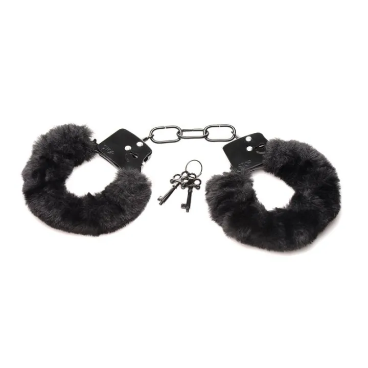 Esposas con Pelo Negro de Master Series