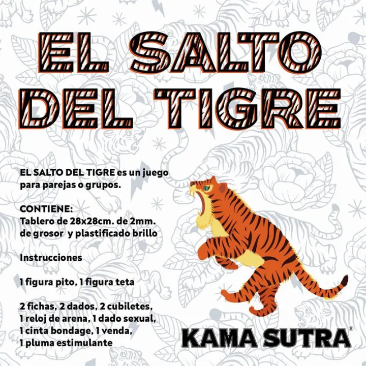 Juego de Mesa el Salto del Tigre Erótico de Diverty Sex