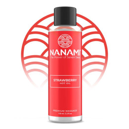 Aceite de Masaje Efecto Calor Hot Oil Aroma Fresa 100ml de Nanami | VibraZon