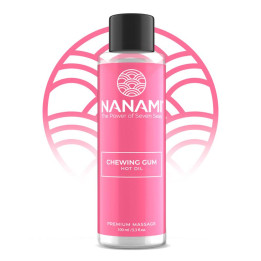 Nanami Aceite de Masaje Efecto Calor Hot Oil Aroma Chicle 100ml | VibraZon
