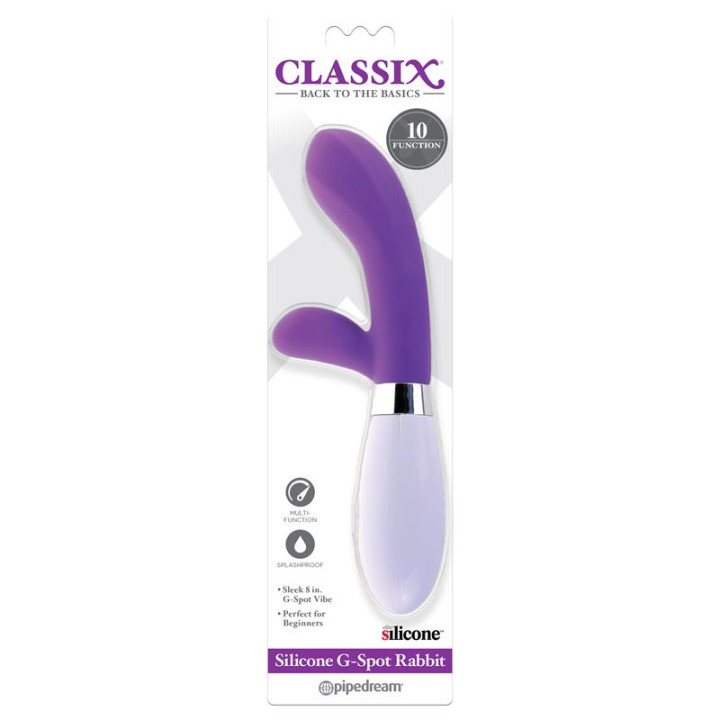 Vibrador G-Spot Rabbit Purpura de Classix | VibraZon