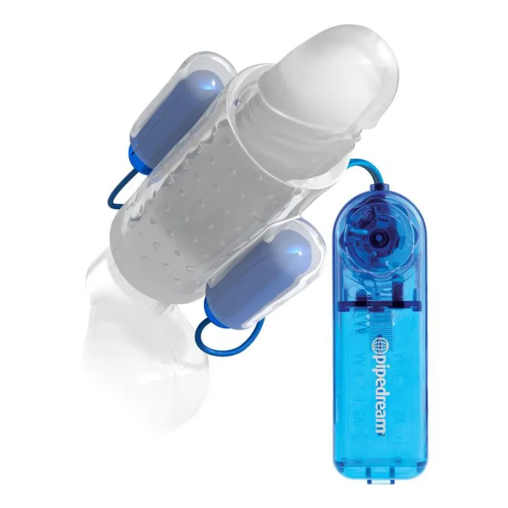 Funda para Pene Doble Vibración Transparente de Classix