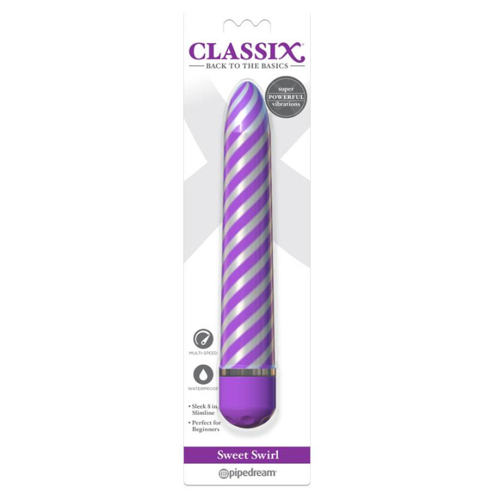 Vibrador Sweet Swirl Purpura de Classix | VibraZon