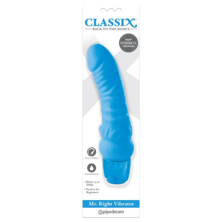 Vibrador Mr. Right Azul de Classix