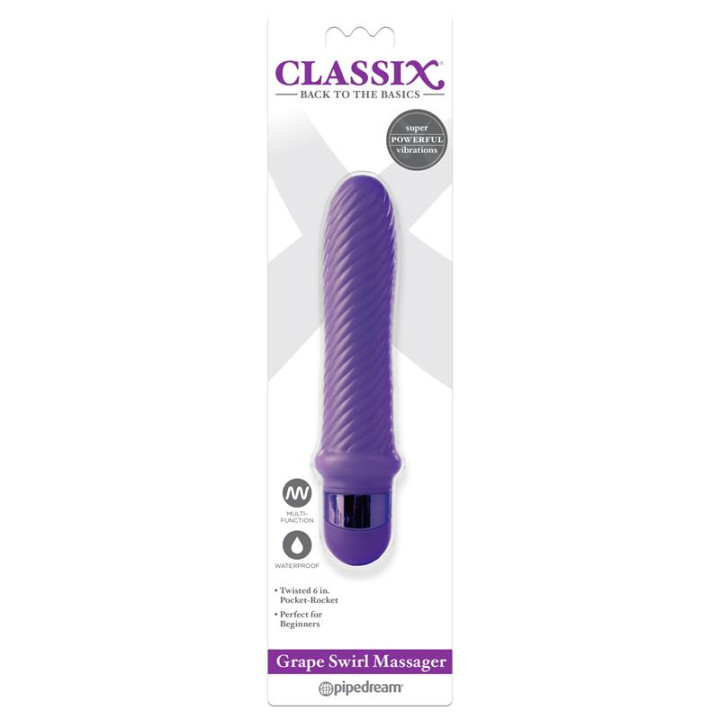 Vibrador Grape Swirl de Classix | VibraZon