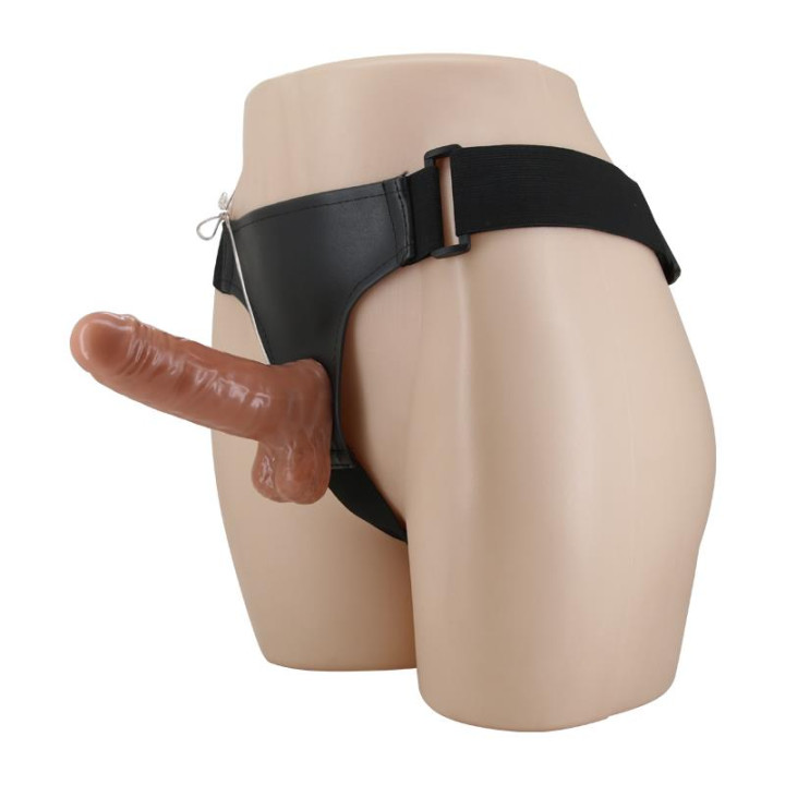 Arnés con Dildo Retractil con Vibración de Baile | VibraZon