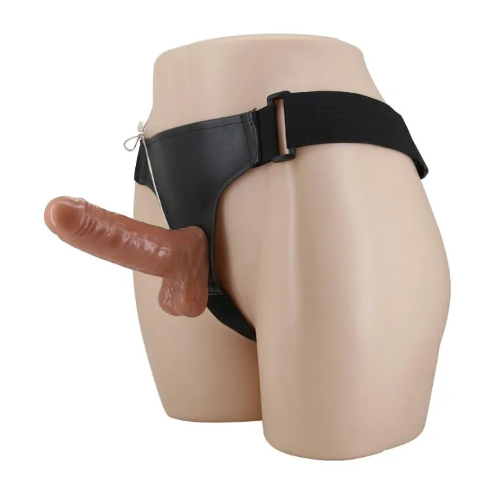 Arnés con Dildo Retractil con Vibración de Baile