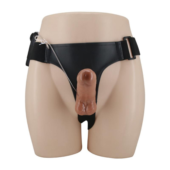 Arnés con Dildo Retractil con Vibración de Baile | VibraZon