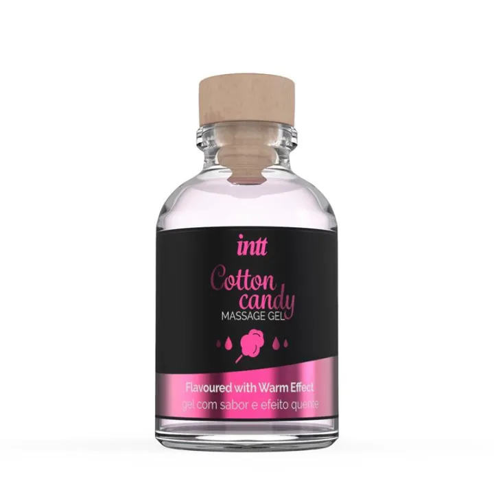Gel de Masage Efecto Calor Algodón de Azucar 30 ml de Intt