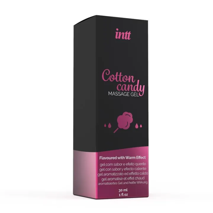 Gel de Masage Efecto Calor Algodón de Azucar 30 ml de Intt