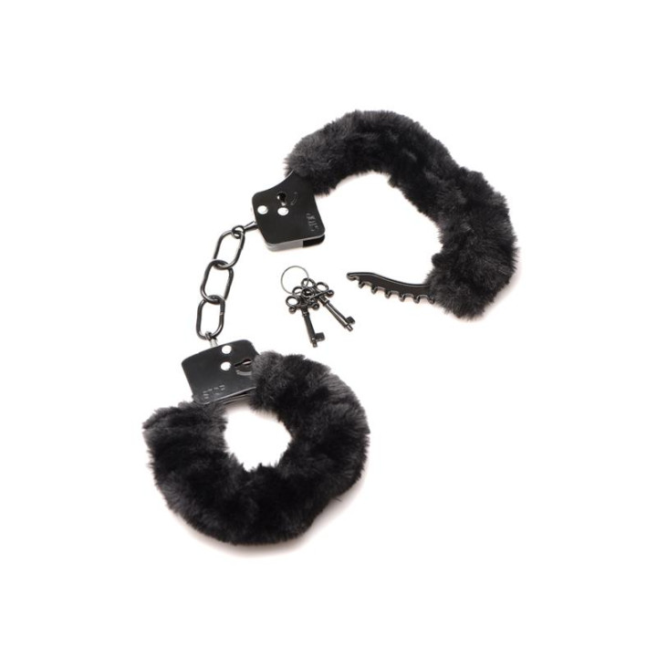 Esposas con Pelo Negro de Master Series | VibraZon