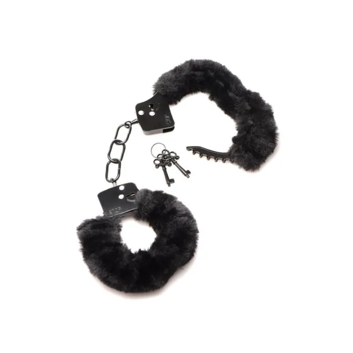 Esposas con Pelo Negro de Master Series
