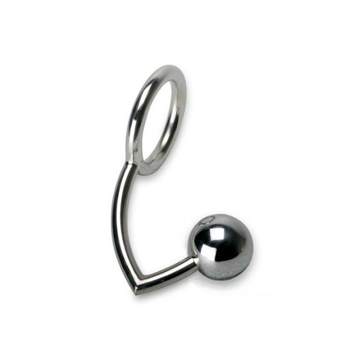Anillo para Testículos con Bola Anal de Bondage Play | VibraZon