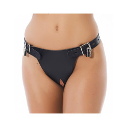 Arnés de Castidad de Cuero Ajustable de Bondage Play | VibraZon