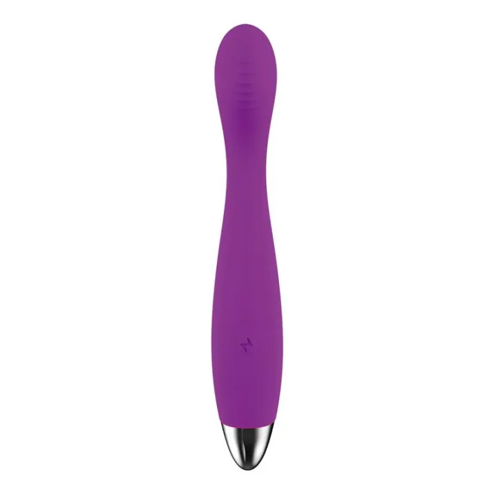 No. Ten Vibrador Hiper-Flexible Punto-G USB Magnético Silicona de Action