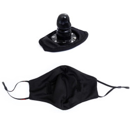 Mascarilla con Accesorio de Dildo Desmontable de Latetobed Bdsm Line | VibraZon