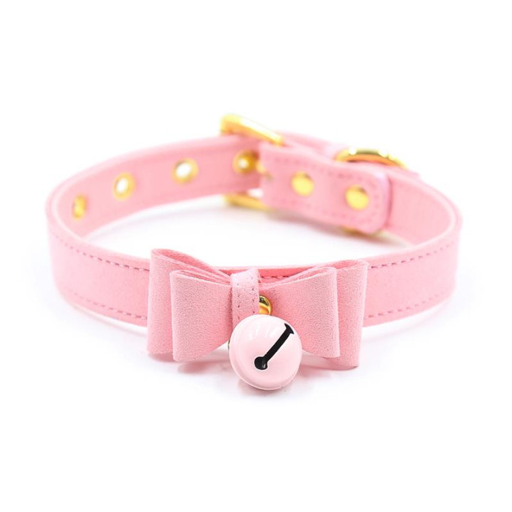 Collar con Cascabel Golden Kitty Cat de Latetobed Bdsm Line | VibraZon