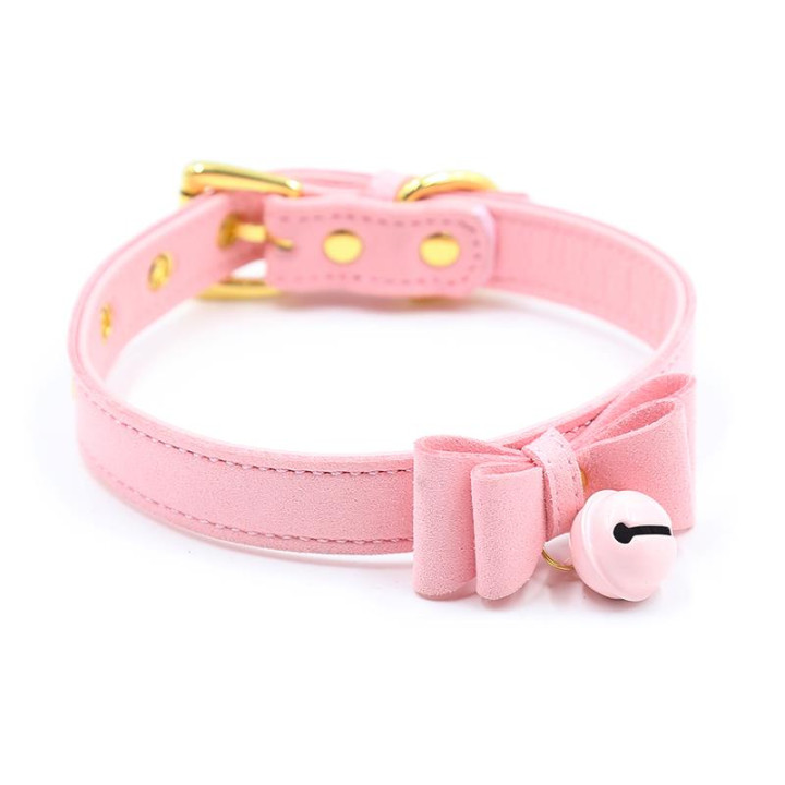 Collar con Cascabel Golden Kitty Cat de Latetobed Bdsm Line | VibraZon