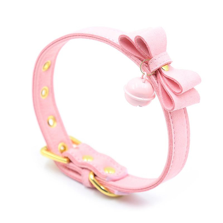 Collar con Cascabel Golden Kitty Cat de Latetobed Bdsm Line | VibraZon
