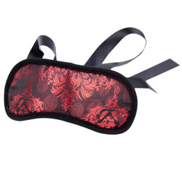 Antifaz Bicolor Negro y Rojo de Latetobed Bdsm Line | VibraZon