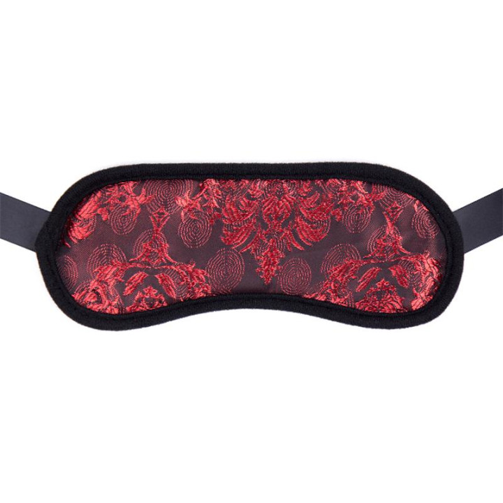 Antifaz Bicolor Negro y Rojo de Latetobed Bdsm Line | VibraZon