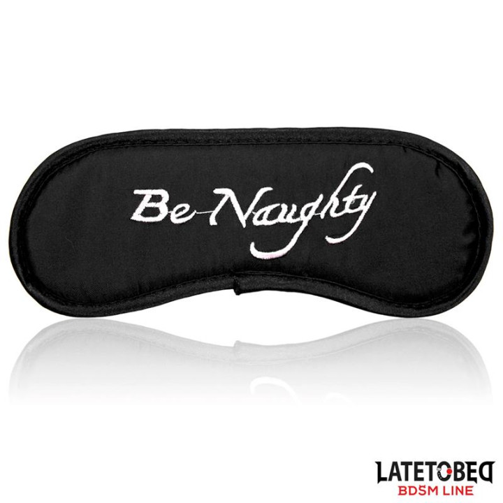 Antifaz de Satén - Be Naughty de Latetobed Bdsm Line | VibraZon