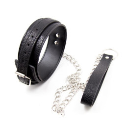 Collar con Correa de Patrón de Serpiente de Latetobed Bdsm Line | VibraZon