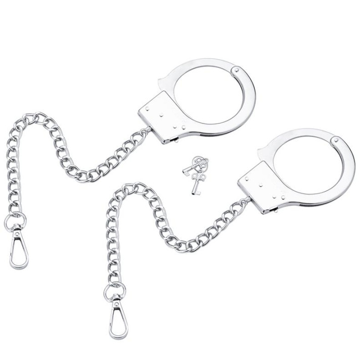 Esposas de Metal Individuales de Latetobed Bdsm Line | VibraZon