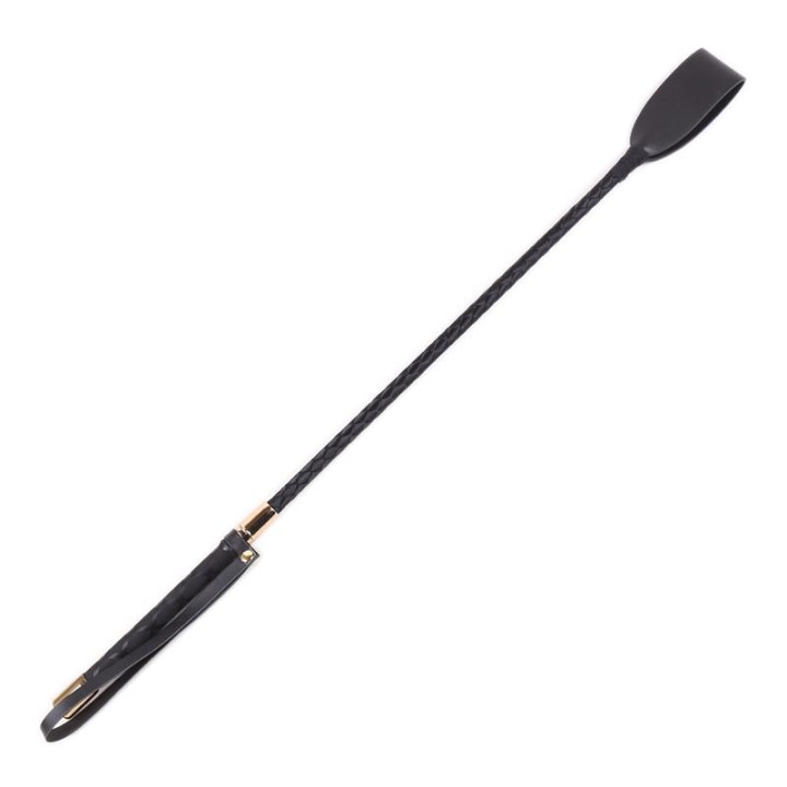 Fusta de Metal Negro y Dorado de Latetobed Bdsm Line | VibraZon