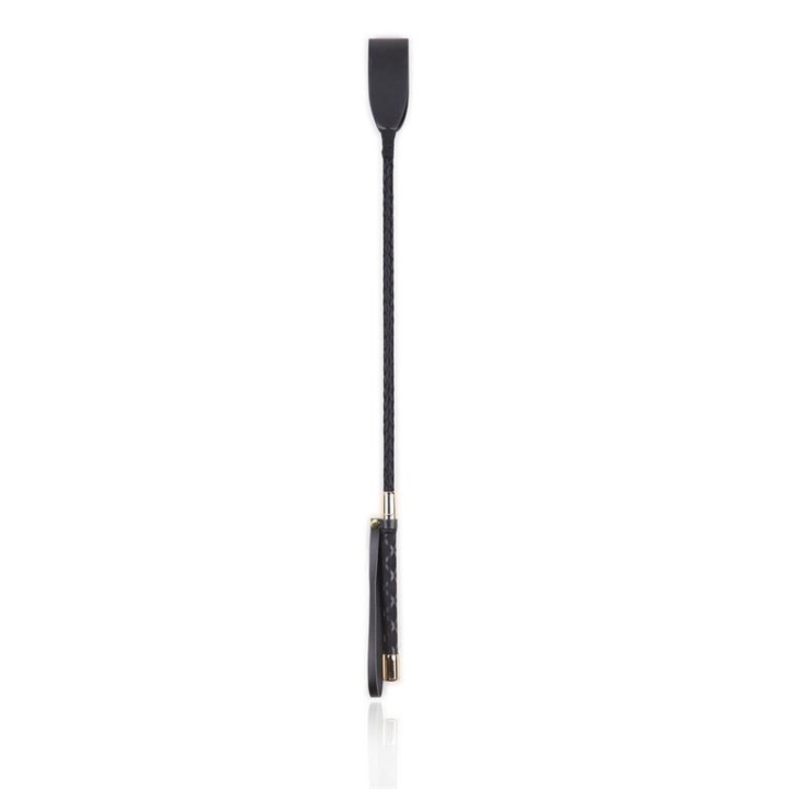 Fusta de Metal Negro y Dorado de Latetobed Bdsm Line | VibraZon