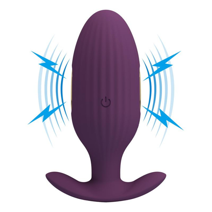 Jefferson Plug Anal con Vibración y Electroshock con APP de Prettylove | VibraZon